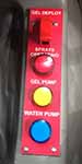 Red door gel crew protection system operator panel